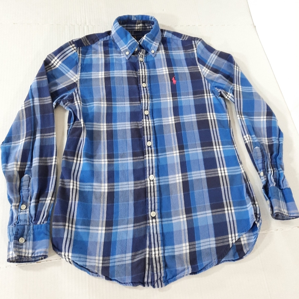 Ralph Lauren Long Sleeve Plaid Button Down Shirt - Picture 2 of 5